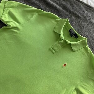 Polo Ralph Lauren Lime Green Shortsleeved‎ Summer Shirt Top Large L